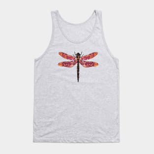 Lava swirl dragonfly illustration Tank Top